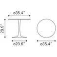 thumbnail image 5 of Mesa de Comedor Kessa Muebles Opus Blanco Oro, 5 of 5