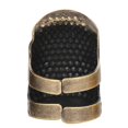 thumbnail image 1 of Brass Sewing Fingertip Thimble Adjustable AntiSlip Finger Protector for Thumb Index Finger(016 ( M ) ), 1 of 3