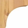 thumbnail image 3 of 5 1/2"W x 6"D x 6"H Huntington Smooth Corbel, Western Red Cedar, 3 of 9