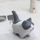 thumbnail image 4 of Adornos de gatito tallados en madera hechos a mano, animales pequeños, decoración creativa de escritorio de madera para gatos, manualidades, 4 of 6