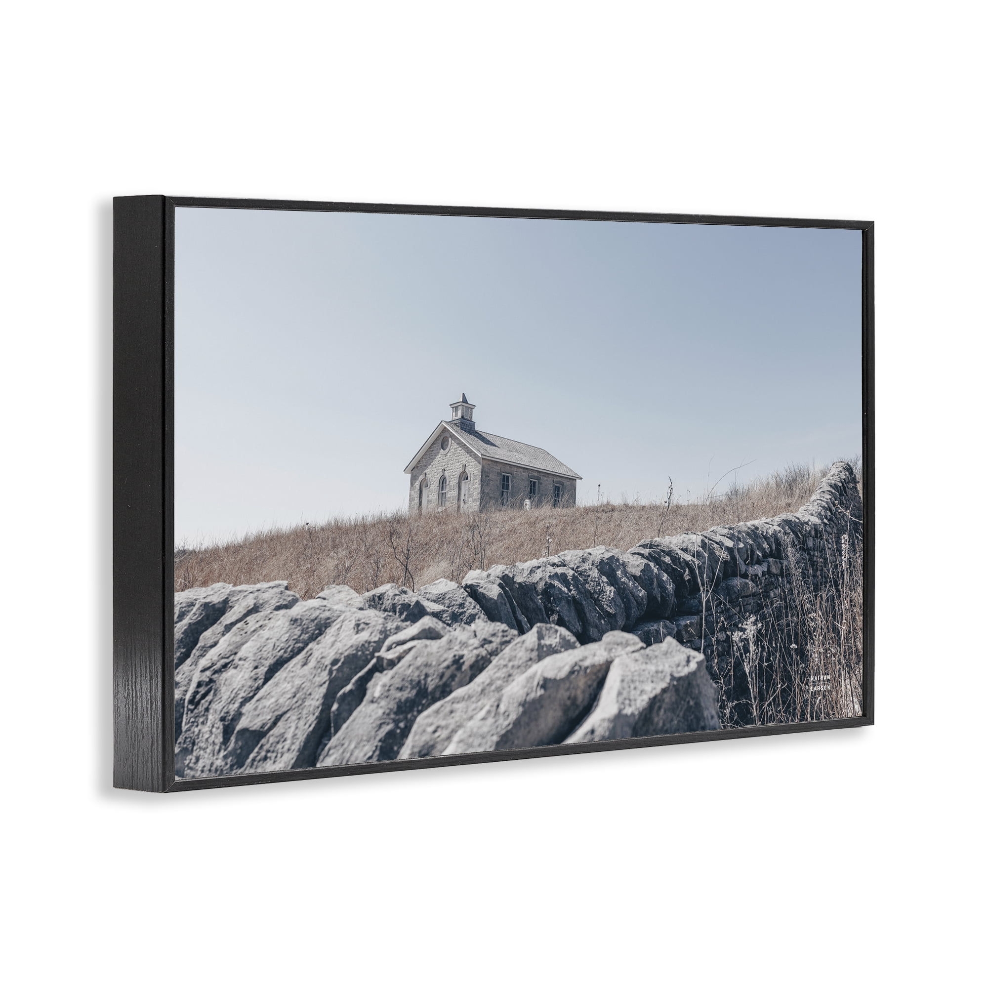 Stupell Industries One Room Schoolhouse Black Framed Giclee Art, design by Nathan Larson