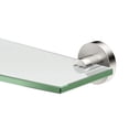 thumbnail image 5 of Gatco 4646 Glam Vanity Glass Shelf, Satin Nickel, 5 of 5