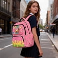 thumbnail image 3 of Uorisanigo Cute Baseball Kids Backpack for Girls Ages 6-14, Lightweight Schoolbag with Adjustable Shoulder, Breathable Large Capacity Rucksack for Outdoor, 3 of 7