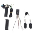 thumbnail image 2 of Manija del acelerador de alarma electromóvil alarma de manija del acelerador de bicicleta eléctrica con voz de timbre 24V para reemplazo ANGGREK Otros, 2 of 8