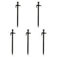 thumbnail image 2 of jinwen 5 Pcs Piquets de Camping Forgés Robustes Incassables pour Jardinage 20cm, 2 of 9
