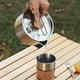 thumbnail image 5 of Outdoor Camping Tea Kettle Pot | 304 Stainless Steel Portable Multi-purpose Cookware | Folding Handle | Lightweight | Easy Clean | 800ml/1000ml | Picnic Mountaineering Hiking, 5 of 6