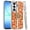 Cosmic Orange, variant on XPM for Samsung Galaxy A17 5G Phone Case, Diamonds 3D Butterfly Floral Design Bling Sparkly Glitter Hybrid Metal Fashion with Ring Stand Cover for Samsung A17 5G (Gold)