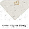 thumbnail image 3 of Square Aesthetic Cute Heart Mouse Pad,Office Home Personalized Mouse Mat Design,Waterproof Funny Mousepad,Non-Slip Rubber Base Computer Mouse Pads for Wireless Mouse,Beige, 3 of 7