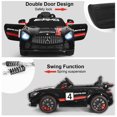 thumbnail image 4 of Patiojoy Black Mercedes Benz AMG Licensed 12V Kids Ride On Car with 2.4G Remote Control, 4 of 10