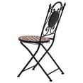 thumbnail image 5 of vidaXL Mosaic Bistro Chairs 2 pcs Brown Ceramic, 5 of 5