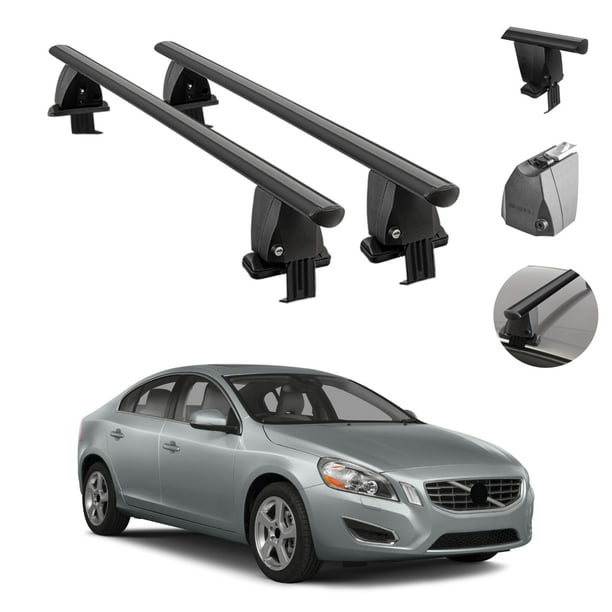 Fits Volvo S60 20112018 Smooth Top Roof Rack Cross Bar Carrier Rail 2