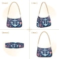 thumbnail image 7 of FORMRS Womens Shoulder Bag with Chain Strap Clutch Purse Cute Tote Handbag, Light Blue Anchor, 7 of 7