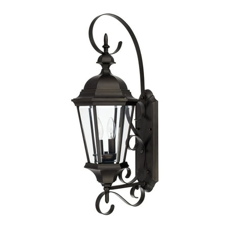

Capital Lighting 9722OB Carriage House 2 Light Outdoor Wall Light Old Bronze
