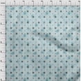 thumbnail image 3 of oneOone Cotton Cambric Light Grayish Green Fabric Floral & Texture Sewing Material Print Fabric By The Yard 42 Inch Wide, 3 of 4