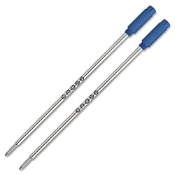 Ballpoint Pen Refill - Cross® Ballpoint Pen Refills, Fine Point, 0.8 mm, Blue Ink, Pack Of 2