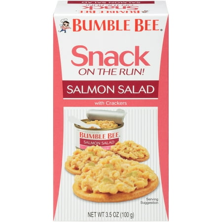 Bumble Bee Snack On The Run! Salmon Salad with Crackers, 3.5 oz Snack Kit, Good Source of (Best Canned German Potato Salad)