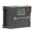 thumbnail image 4 of Controlador de carga solar PWM, 12V/24V, reconocimiento automático 10A IP30, impermeable, negro para RVs Yachts, 4 of 5
