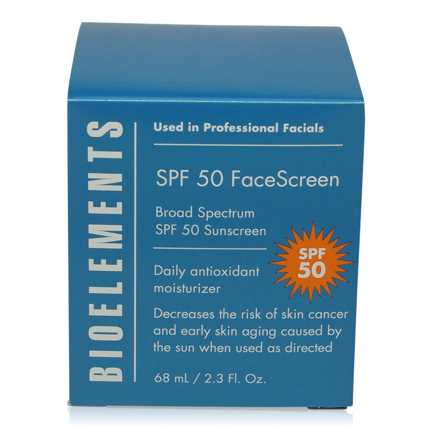 bioelements spf 50 face screen