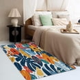 thumbnail image 4 of Tropical Floral Rug 5x8 Area Rugs for Bedroom Living Room, Botanical Leaf Area Rug, Jungle Carpet Machine Washable Non-Slip Large Rug, Soft Low Pile Area Rug, Indoor Decorative Rug G&n110, 4 of 7