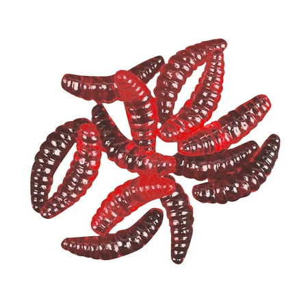 Cbcbtwo Soft Fishing Lures Kit 100Pcs Premium Simulation Breadworm Soft worms Plastic Lures Bait Freshwater Saltwater Trout Bass Fishing Lures Fishing Gear Fishing Gifts for Man Women