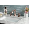 thumbnail image 2 of Kingston Brass FSC197AXAC American Classic Widespread Bathroom Faucet with Brass Pop-Up, Antique Copper, 2 of 8