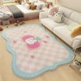 thumbnail image 1 of Decorative Home Carpet Large Area Colorful Living Room Flower Thickened Decoration Rug Non-slip Washable Floor Mat, 1 of 7