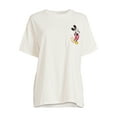thumbnail image 5 of LICENSE Short Sleeve Crew Neck Mickey Mouse Oversized Graphic T-Shirt (Women's or Women's Plus), 5 of 5
