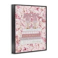 thumbnail image 2 of Stupell Industries Art Deco Pink Heel Bookstack over Roses Black Framed Giclee Art, 11 x 14, by Amanda Greenwood, 2 of 7
