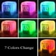 thumbnail image 1 of Reloj despertador LED | Luz nocturna ambiental con cambio de color | Pantalla digital LCD | Alarmas y colores personalizables | Diseño decorativo moderno | Brillo de 7 colores | Para niños y adultos, 1 of 9