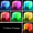 Alarm Clock Cool LED Clock Popular Pattern Night Light Color Clock alarm-clock-cool-led-clock-popular-pattern-night-light-color-clock