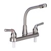 RV Kitchen Faucet 8" Tall Spout Brushed Nickel