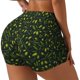 thumbnail image 1 of Fotbe Green Branch Olive Shorts Sin Costuras – Shorts Deportivos de Cintura Alta para Mujer, Elásticos para Gimnasio, Yoga, Running o Ciclismo-Large, 1 of 8