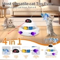 thumbnail image 3 of Cat Toy MOHAYA 4 en 1 automático interactivo para gatos de interior, 3 of 6