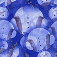 thumbnail image 1 of Ahgly Company Machine Washable Indoor Square Transitional Sky Blue Area Rugs, 6' Square, 1 of 7