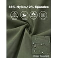 thumbnail image 5 of Women's Cargo Hiking Shorts for Camping Travel Outdoor Athletic with Zipper Pockets Quick Dry Water Resistant Summe Army Green L, 5 of 7