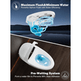 thumbnail image 6 of Vipbear Smart Toilet with Heated Seat and Night Light, Tankless Toilets for Bathroom, Modern One Piece Toilet Standard Comfort Height Toilet with Auto Flush, Auto Open Close Lid/Seat,Slow Close, ADA, 6 of 8