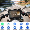 thumbnail image 2 of GPS para motocicleta LBW MT700 de 7" con CarPlay inalámbrico y doble cámara 2K, 2 of 8