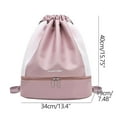 thumbnail image 3 of dajkiuy Gym Bag Dry And Wet Separation Swimming Bag Beach Storage Sports Equipment Backpack Women's Small Bag, 3 of 5