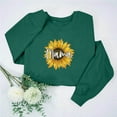 thumbnail image 2 of VBTAPA Mama Sweatshirt for Women Mom Life Mama Mommy Mom Letter Print Long Sleeve Crewneck Pullover Tops Loose Casual Sweatshirts Green XS, 2 of 7