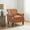 Brown, variant on UIXE Accent Chairs Upholstered Armchair Modern Arm Chair Comfy Single Sofa for Bedroom Living Room, Light Blue