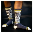 thumbnail image 2 of Gumball Poodle It's Always Ok to Buy More Books, Unisex Crew Socks, Size Regular, 2 of 6