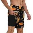 thumbnail image 3 of Daiia Bee and Honey Mens Swim Trunks Swim Shorts Quick Dry Swim Shorts with Mesh Lining Pockets-XX-Large, 3 of 9