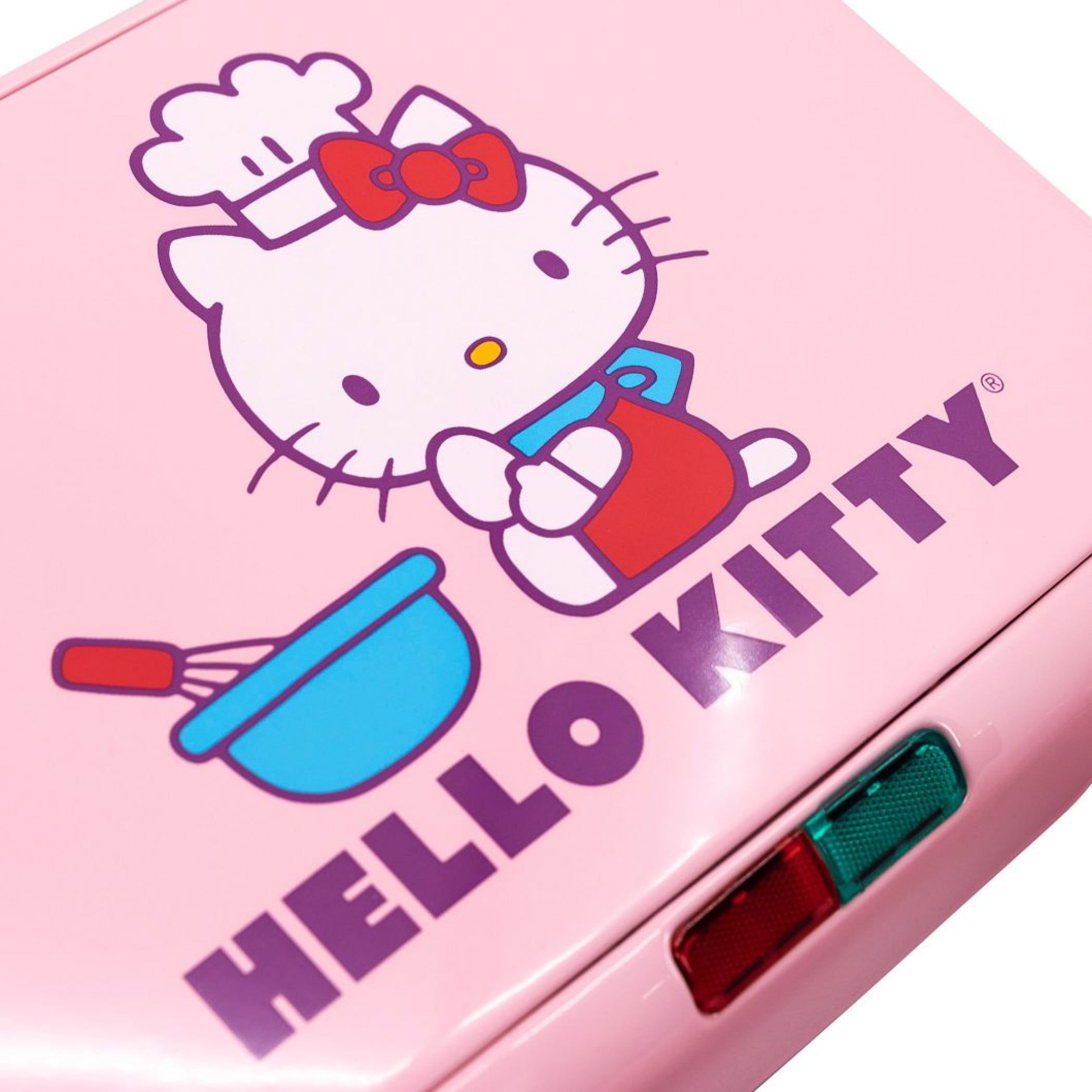 Uncanny Brands Pink Hello Kitty Mini American Waffle Maker