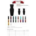 thumbnail image 4 of FashionOutfit Women's Sexy Scuba Crepe Tube Top Body-Con Tight Fit Midi Dress, 4 of 4