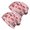 Mushroom and Toadstool Pink Pattern, variant on Mushroom and Toadstool Pink Pattern 2 Pack Slouchy Beanie Hat, Sleep Head Cover with Stretchy Fabric & Soft Texture, Lightweight Flexible Gifts for Birthday Christmas Thanksgiving