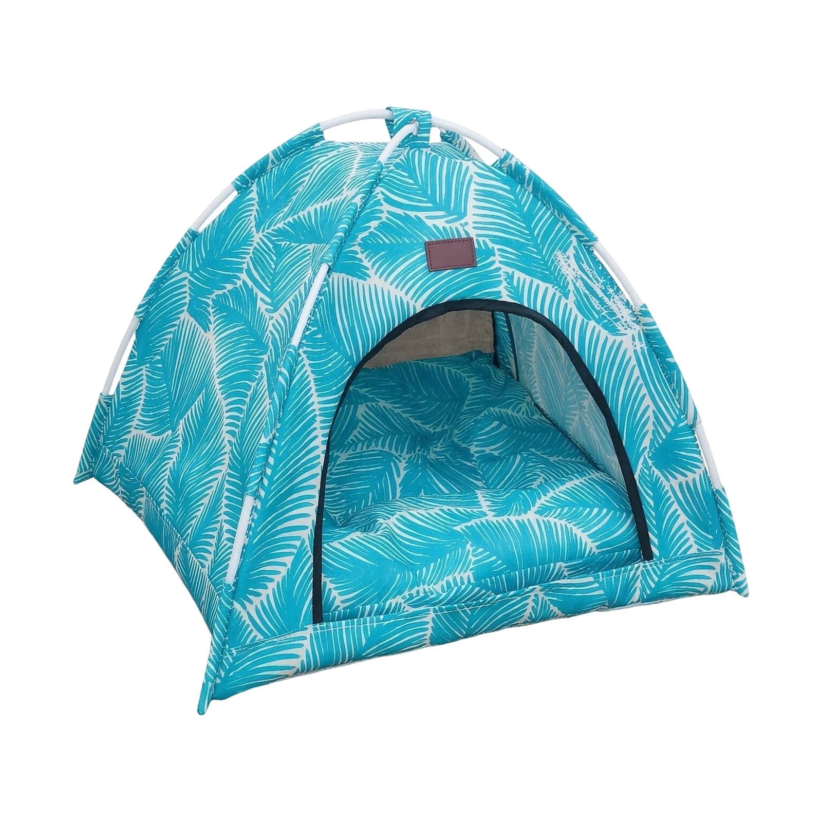 Cat Tent Bed Water Resistant Removable Pad Small Dog House 20.5 Inch
