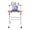 Pink, variant on ToppiJoy Portable Rolling Stand Desk, Adjustable Small Lift Table with Wheels Storage for Home Office (Pink)
