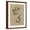 Brown Frame, variant on Art.com Botanical Sketch Black and White V Art Print by Ethan Harper, 12" x 16"