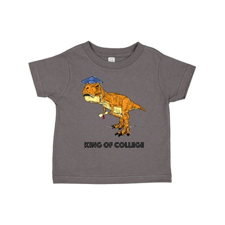 

Inktastic King of College T-Rex Gift Toddler Boy or Toddler Girl T-Shirt