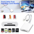 thumbnail image 2 of Lector de tarjetas SD Denlane para iPhone iPad USB C y Lightning, 2 of 7